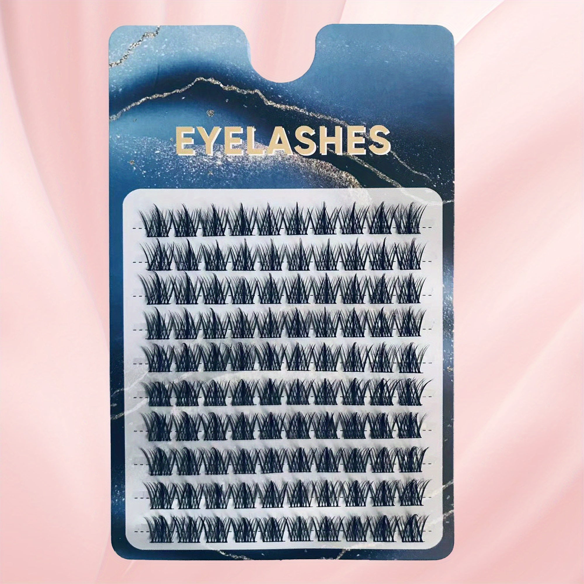 DIY Cluster False Eyelashes 8 16mm Natural 3D Faux Mink Non Irritating