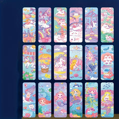 19pcs Scratch Print Notebook DIY Hand Scratchprint Fun Graffiti Colorbook