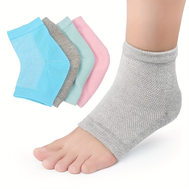 Moisturizing Gel Heel Socks for Women - Repair Dry Cracked Feet