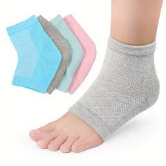 Moisturizing Gel Heel Socks for Women - Repair Dry Cracked Feet