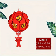 Red Lantern Decorations For Spring Wedding Celebration