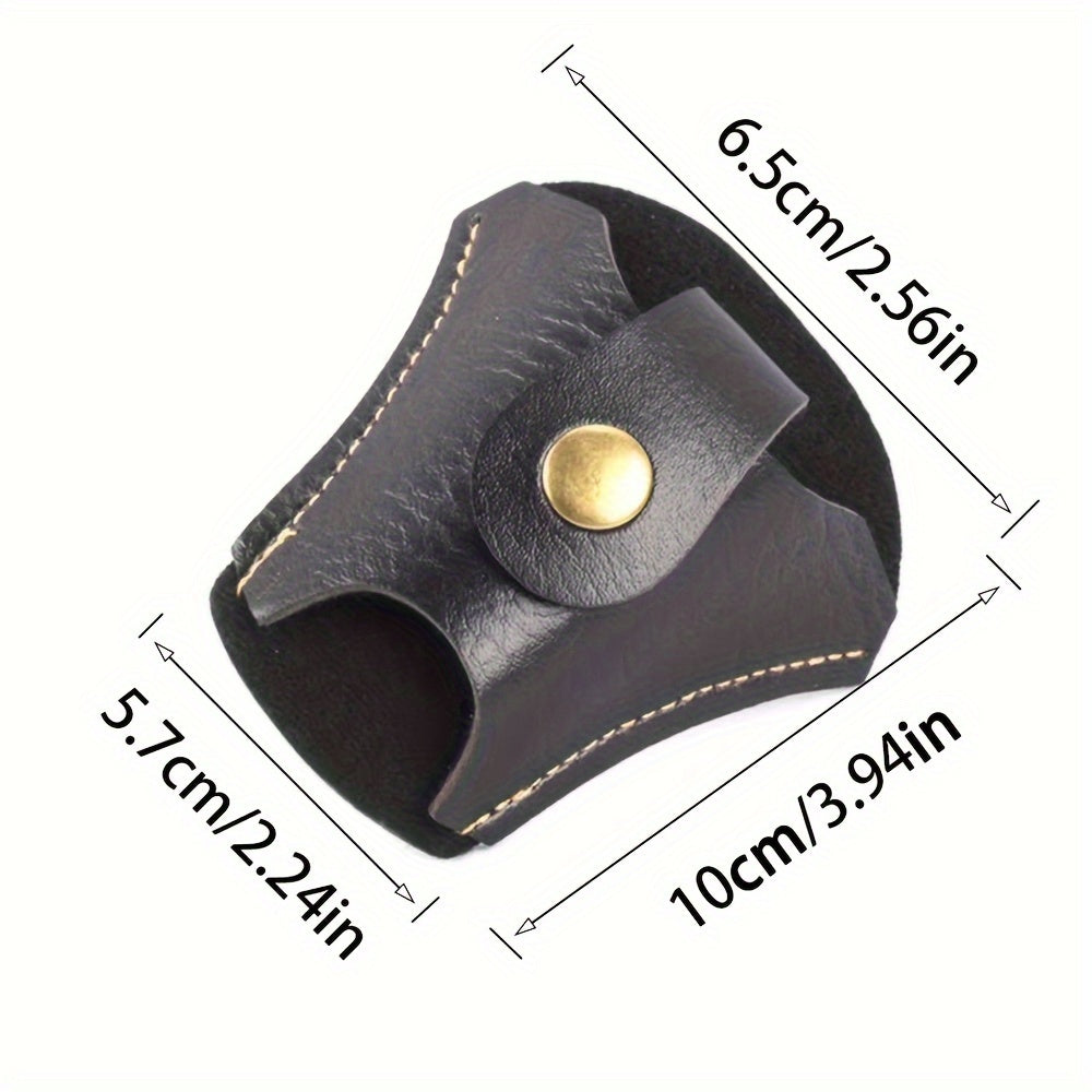 2pcs PU Leather Slingshot Waist Bag Outdoor Sports