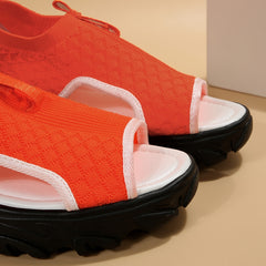 Women's Comfortable Open Toe Sandals Soft Thick Bottom Outdoor Sandals