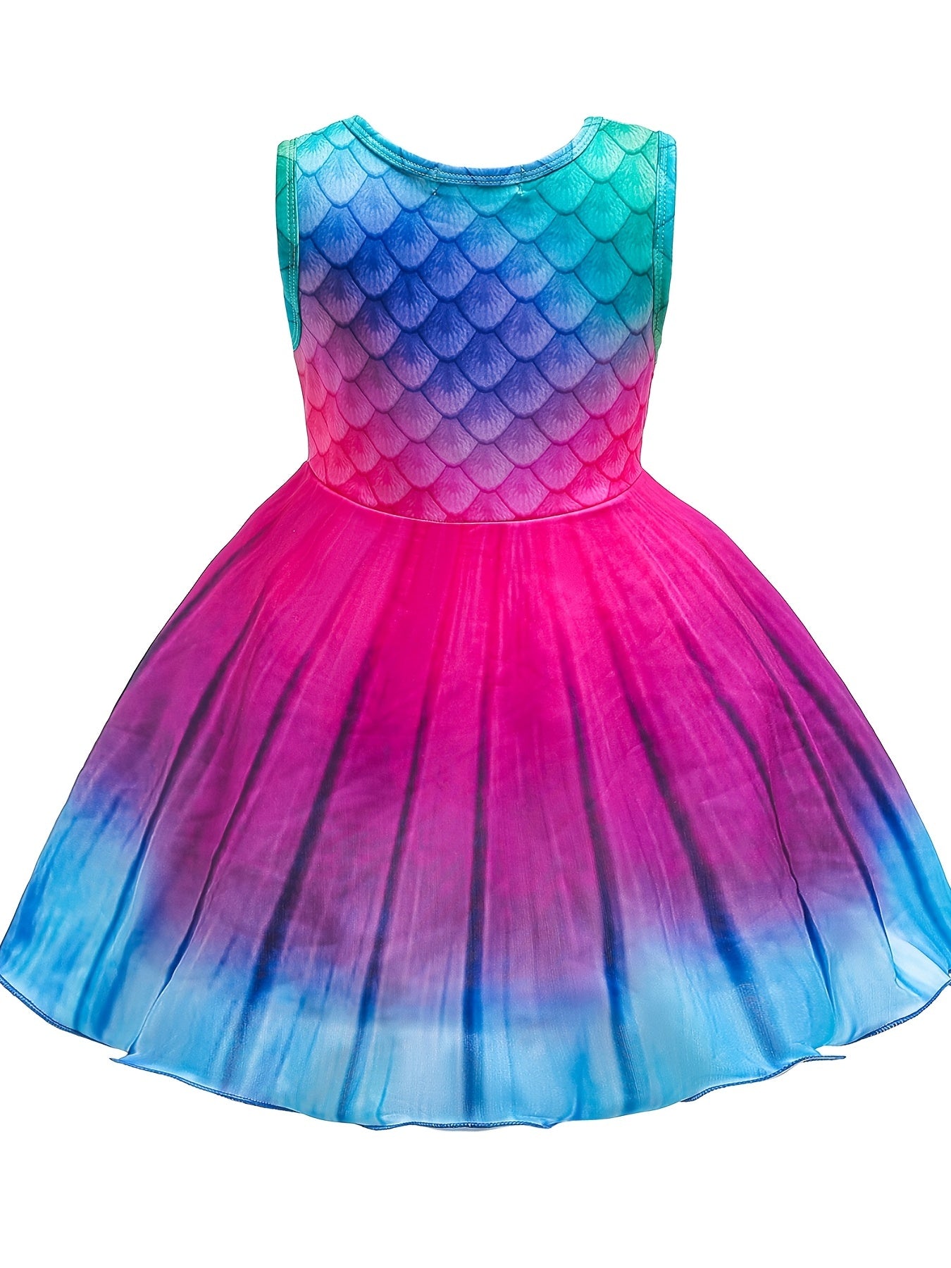 Girls Mermaid Princess Formal Dress for Christmas Evening Party