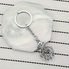 Skull Palm Keychain Keyring Halloween Gift Men Women