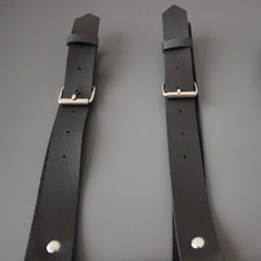 Men's PU Leather Suspenders Gothic Chest Belt Party Club Costume