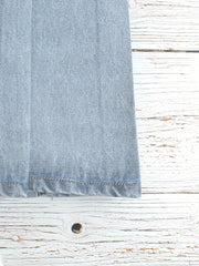 Girls Summer Denim Skirt with Button Decor