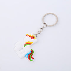 12pcs Silicone Unicorn Keychains - Perfect Gift