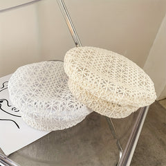 Mesh Beret Thin Breathable Cap
