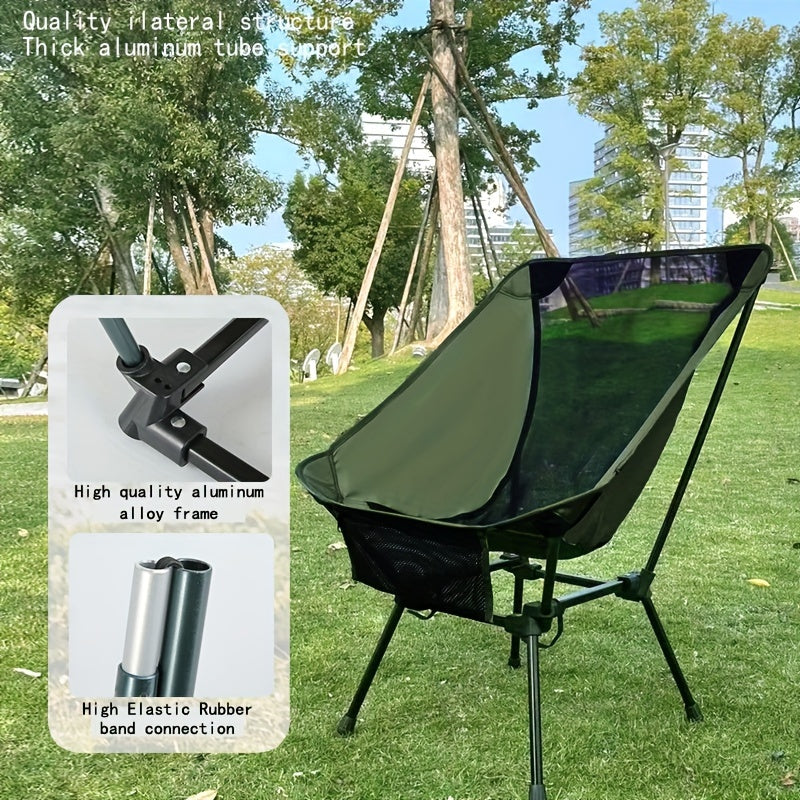 Outdoor Recliner Aluminum Camping Folding Chair
