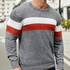 Men Casual Knitted Sweater without Shirt