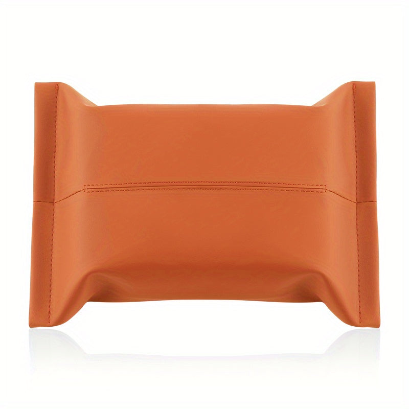 Car Tissue Box Leather Chair Back Draw Paper Bag Hanging Sun Visor Armrest Box
