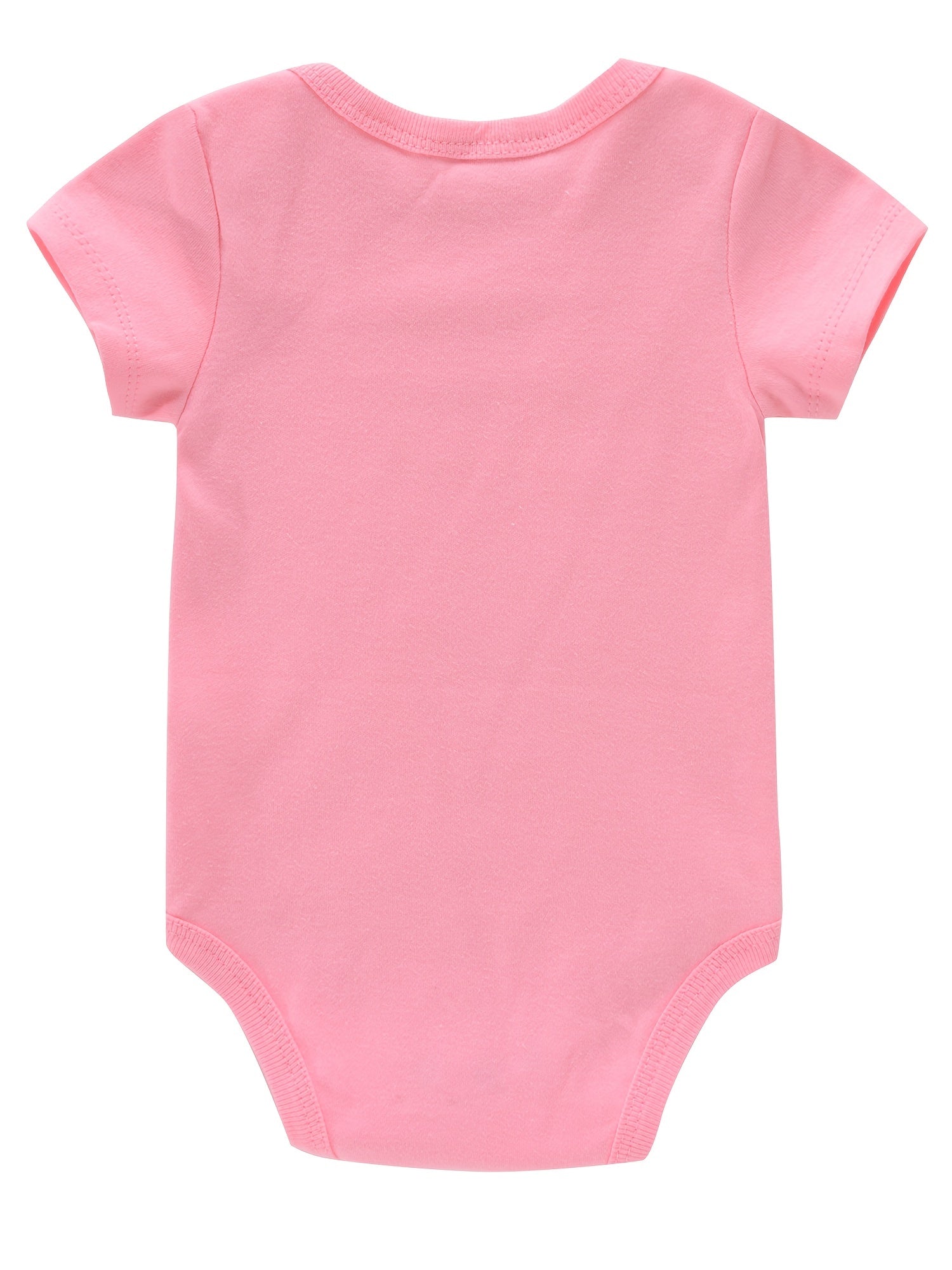 Newborn Infant Short Sleeve Romper My Gramdma Print Bodysuit Onesies