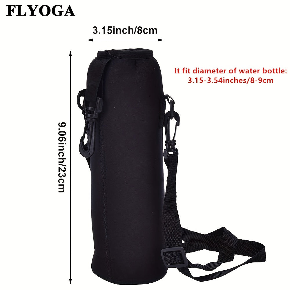 Neoprene Water Bottle Carrier Bag - Keeps Drinks Hot/Cold