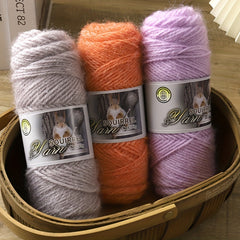 5pcs Wool Balls Squirrel Velvet Yarn Handwoven DIY Hat Scarf Thread Coat
