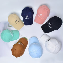 Letter Embroidered Baseball Cap Outdoor Sunscreen Dad Hat