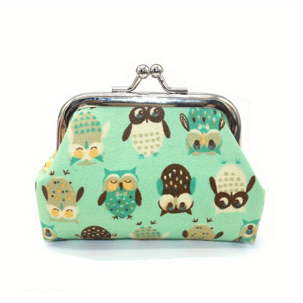 Owl Coin Purse Bag Key Bag Birthday Gift Hasp Money Bags Wallet Clutch Bag