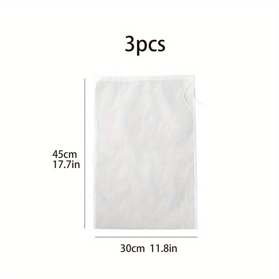 Large Drawstring Nylon Filter Bag Soy Milk Dregs Filter Bag