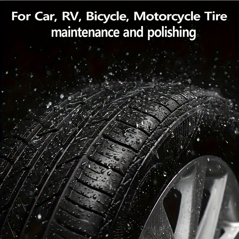 500g Car Tire Blackening Polish Increase Gloss Wheel Hub Cleaning