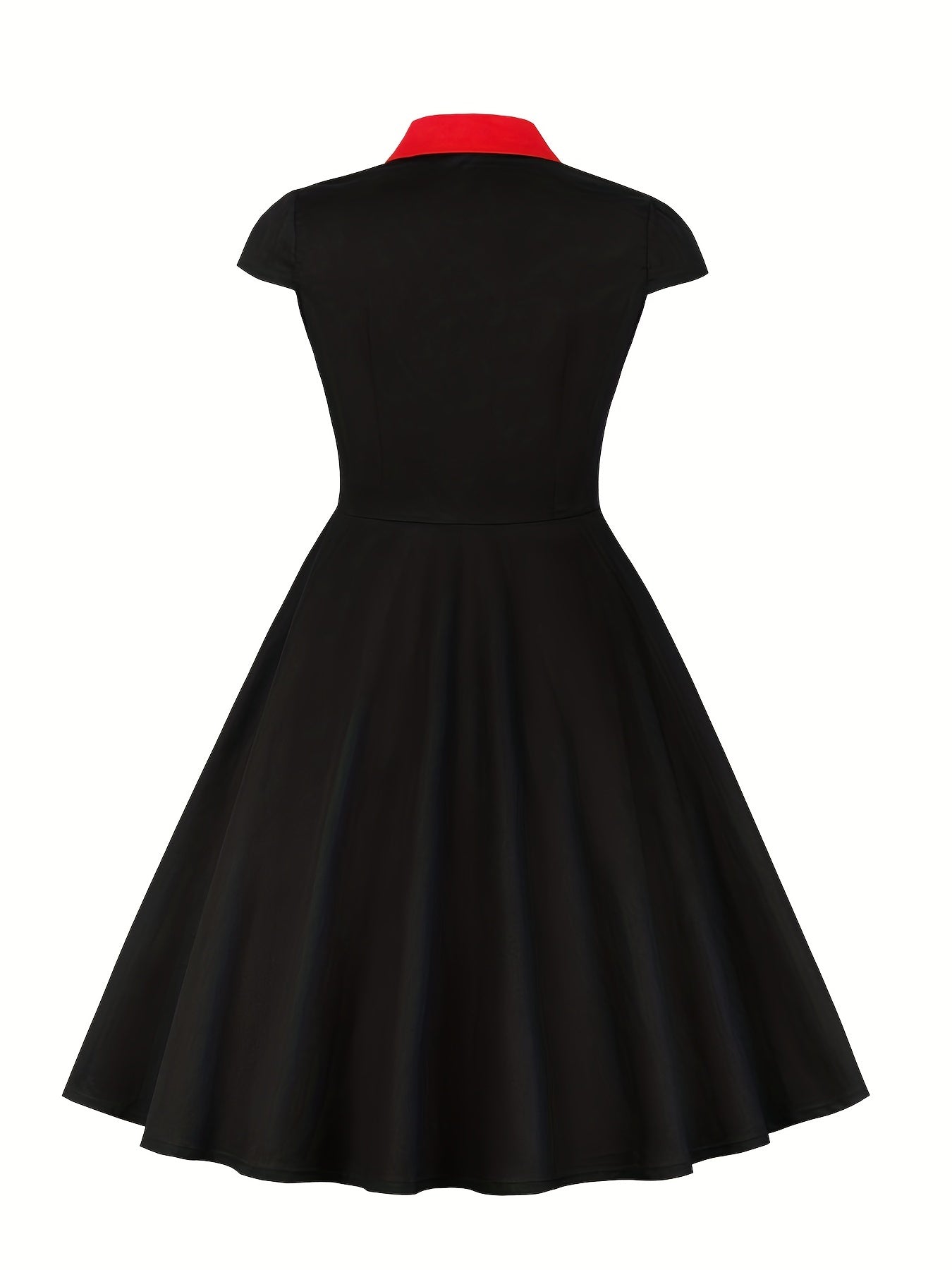 Colorblock Shirt Dress