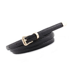 Snake Pattern Thin Belt for Women Fashionable Dress Jeans Belt