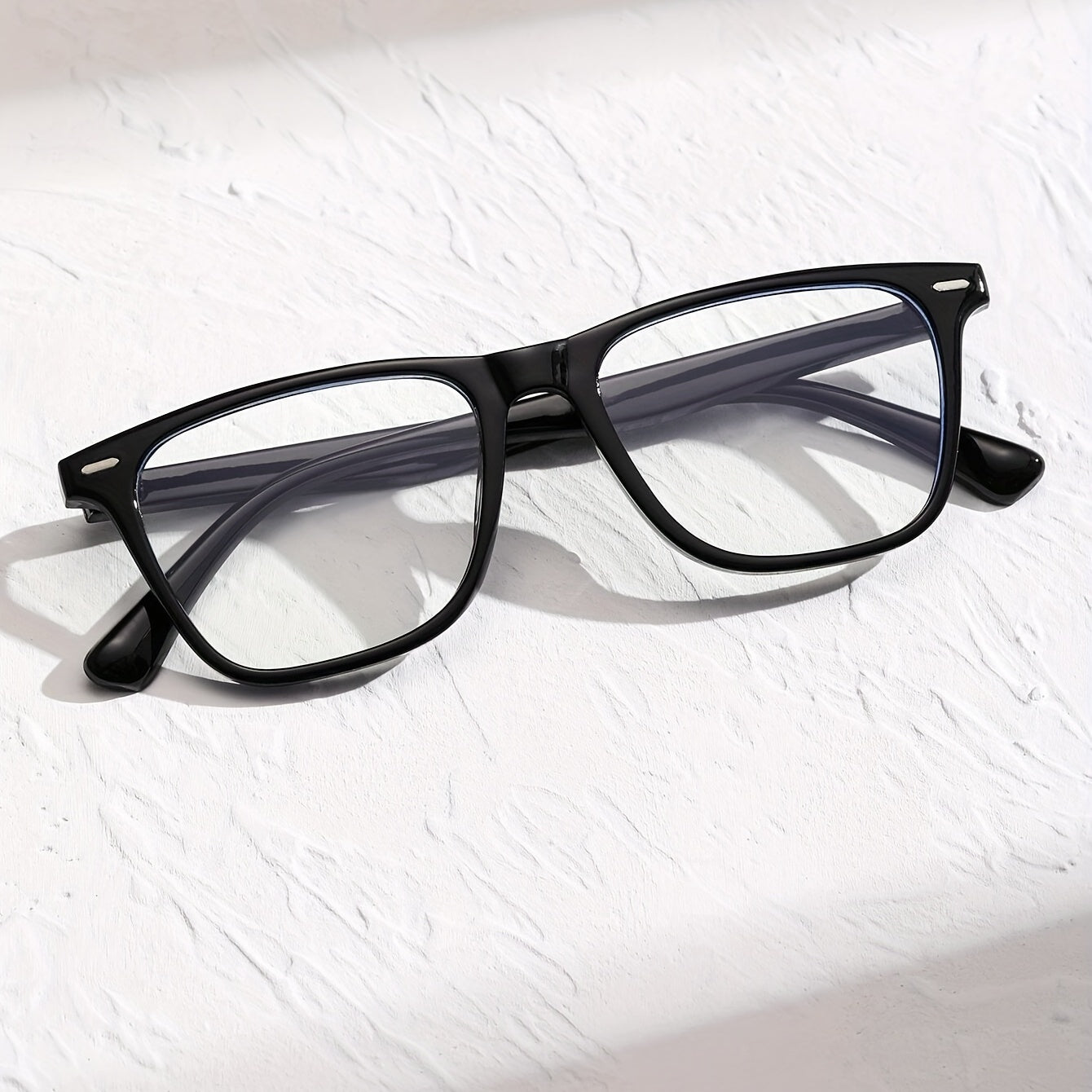 Classic Clear Lens Rectangular Eyeglasses for Women Men