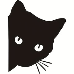 Car Cat Peeking Sticker Vinyl Decal Car Styling Decoration Accessories