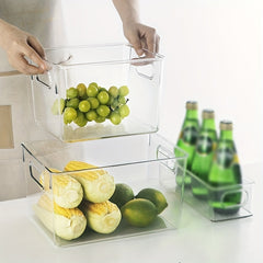 Refrigerator Storage Box Transparent Crisper Kitchen Organizer