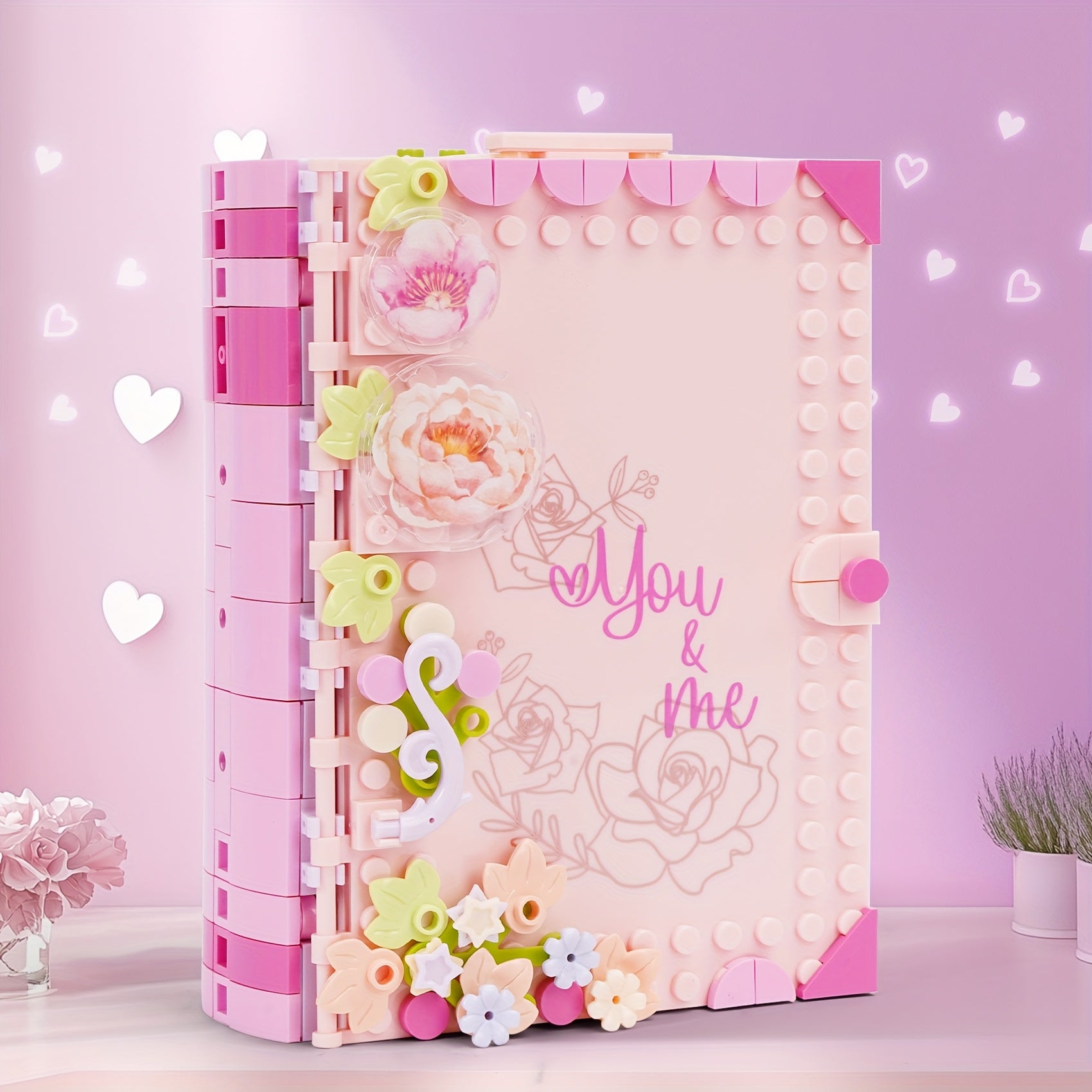 Photo Album Building Blocks Toys 12 Photo Frame Birthday Christmas Year