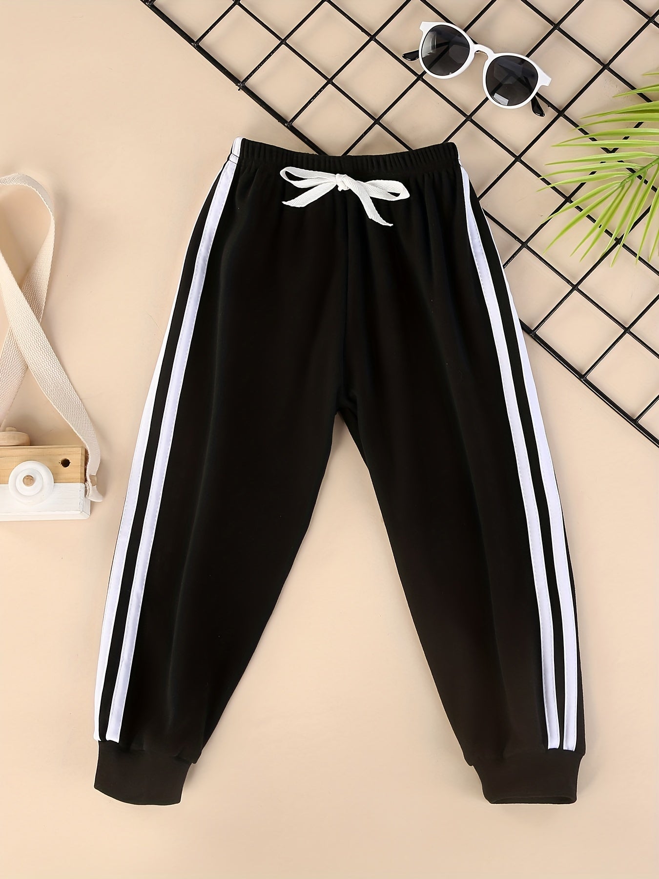 Boys Striped Active Sweatpants 3pcs 1pcs