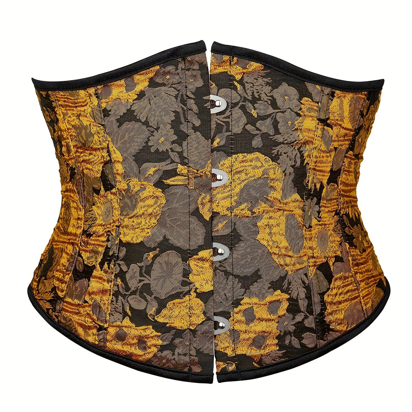Floral Corset Tummy Control Lace Up Body Shaper Women's Lingerie