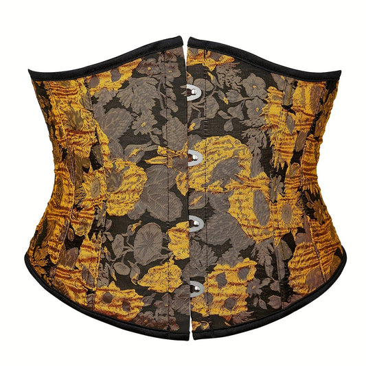 Floral Corset Tummy Control Lace Up Body Shaper Women's Lingerie