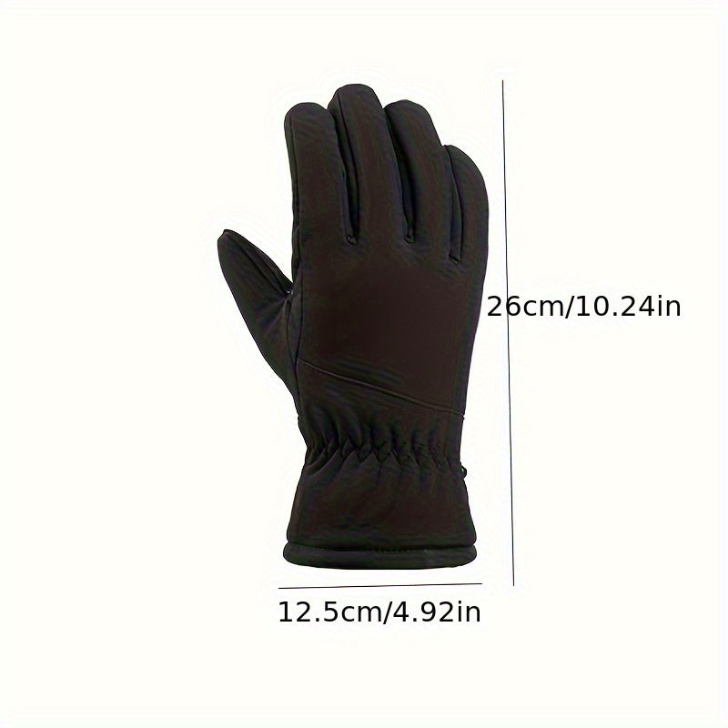 Skiing Gloves Touch Screen Thickened Warm Keeping Gloves