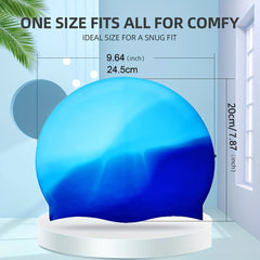 Unisex Silicone Swimming Cap Non-slip Ear Protection
