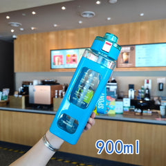 Portable Square Sports Water Bottle 900ml