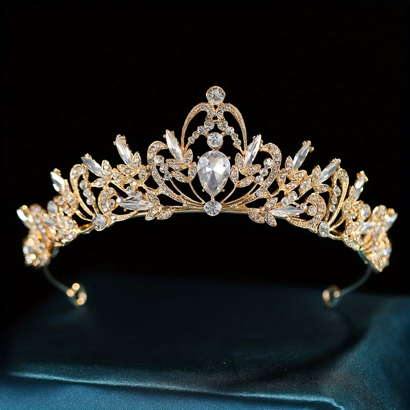 Crystal Rhinestone Crown Headband Wedding Bridal Hair Accessories