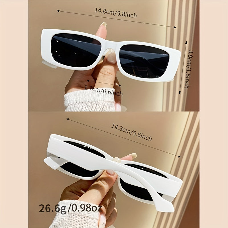 Rectangle Sunglasses UV400 Beach Sun Shades Vacation Travel