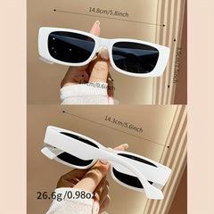 Rectangle Sunglasses UV400 Beach Sun Shades Vacation Travel