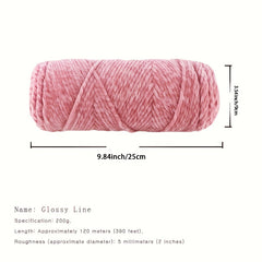 Velvet Yarn Soft And Skin Friendly Crocheting Knitting Hand Weaving DIY 200g