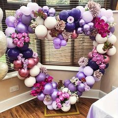 Heart Shaped Balloon Arch Wreath Ring for Events