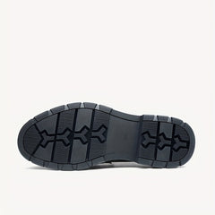 Metallic Decor Loafer Shoes for Men