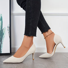Women's High Heel Slip On Stiletto Pumps