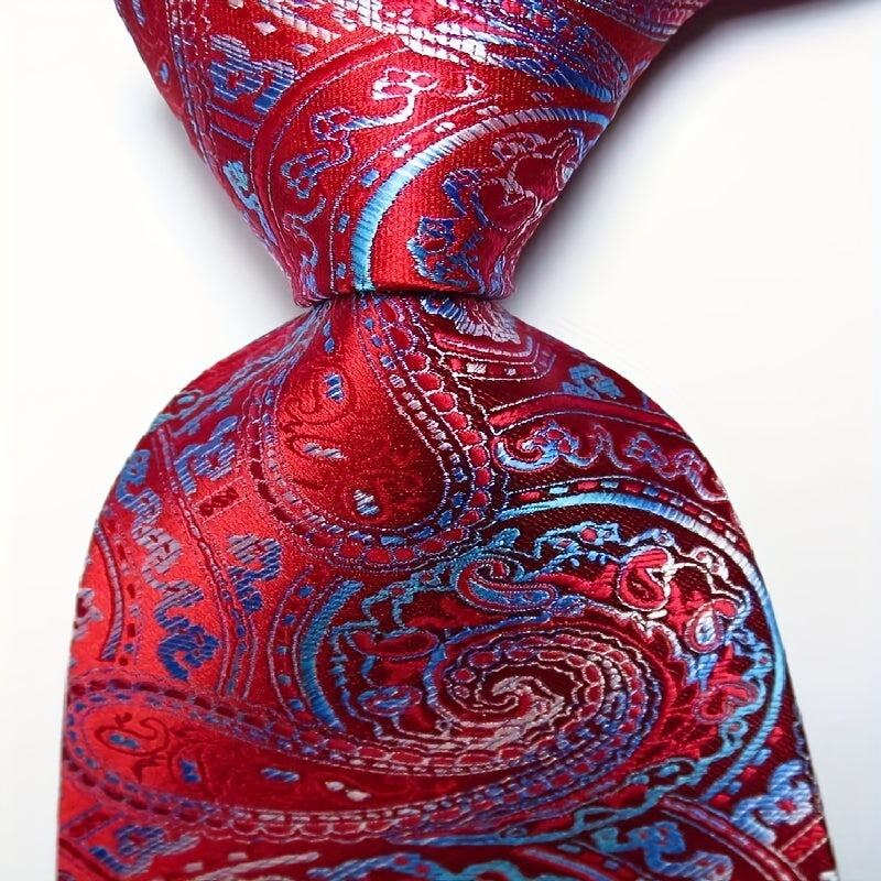 Men's Paisley Printed Necktie for Business Party