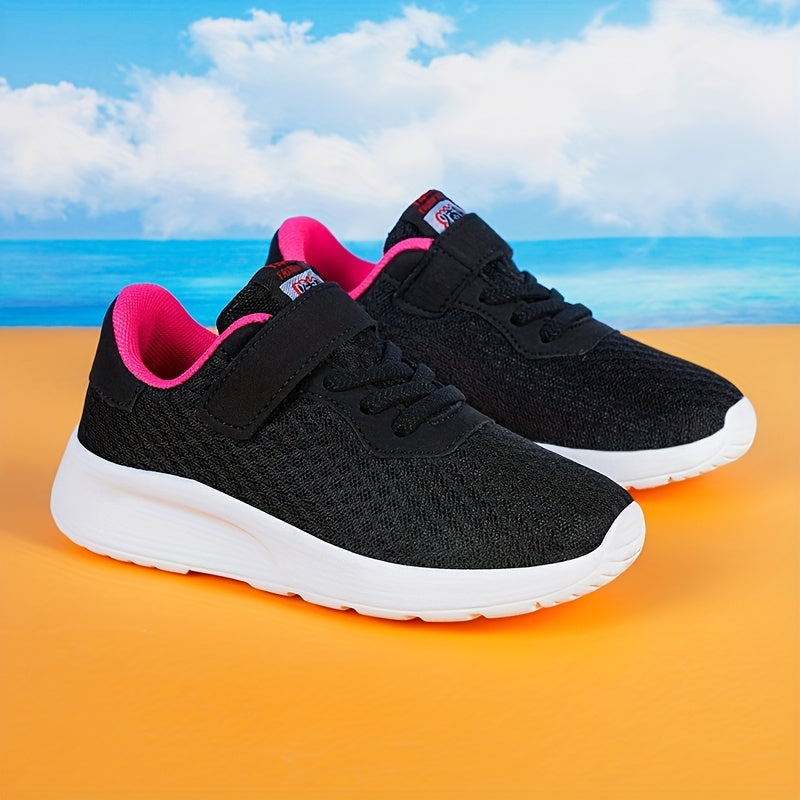 Girls Ultralight Breathable Sneakers for Outdoor Running