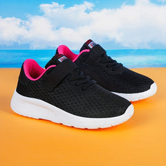 Girls Ultralight Breathable Sneakers for Outdoor Running
