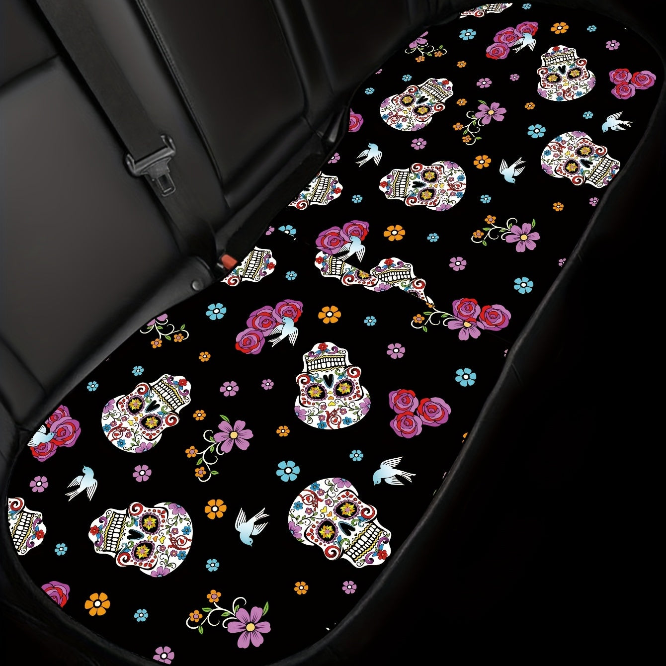 Leopard Printed Car Seat Cushion Set