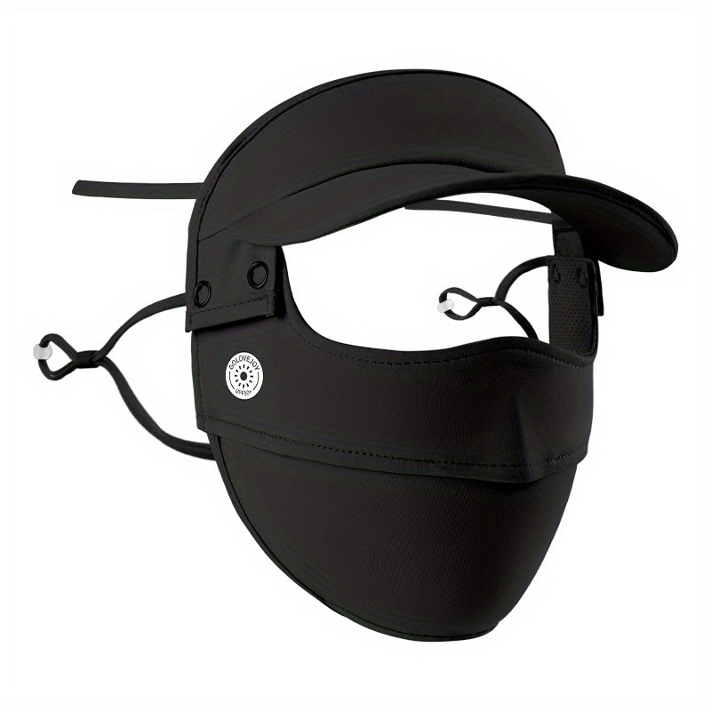 Sunproof Mask With Detachable Brim UV Protection Face Covering