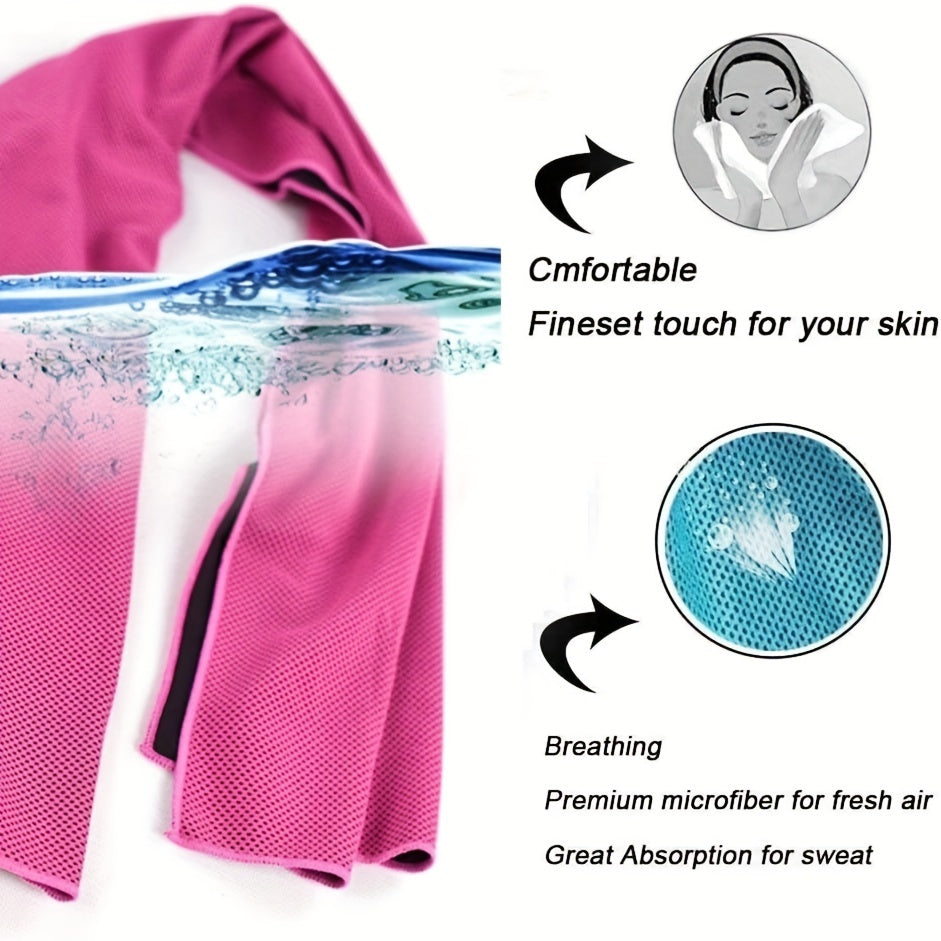 Portable Sweat Absorbing Ice Sports Towel Quick Drying Cooling Towel
