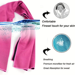 Portable Sweat Absorbing Ice Sports Towel Quick Drying Cooling Towel