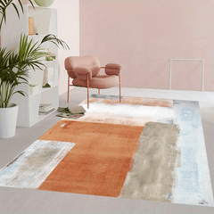 Abstract Nordic Modern Area Rugs Non Slip Large Rugs Non Shedding Carpet